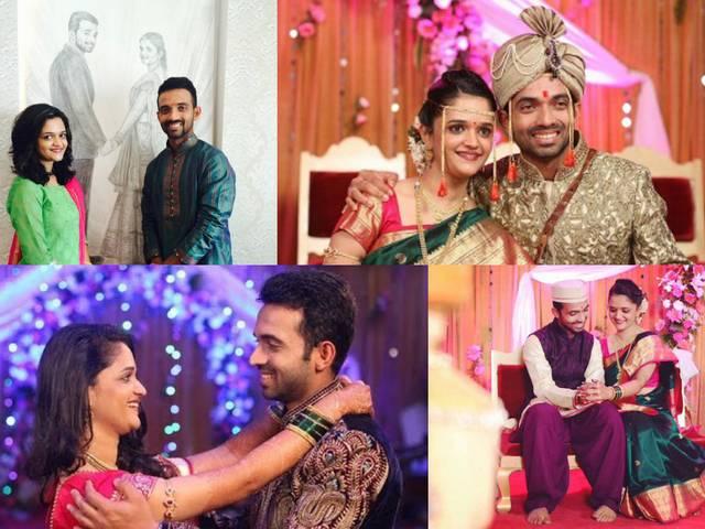 Wedding Anniversary Special: आज ही के दिन राधिका के हुए थे रहाणे Ajinkya Rahane_wedding anniversary