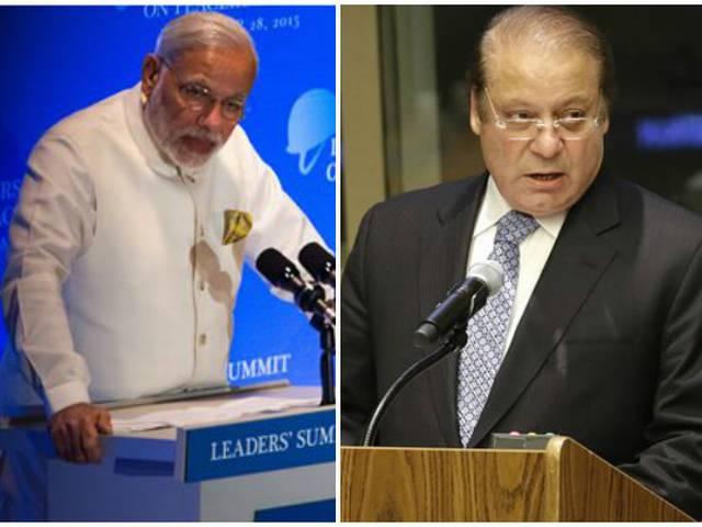 यूएन में नवाज ने दूर से पीएम मोदी को देखकर हाथ हिलाया लेकिन कोई बातचीत नहीं Nawaz Sharif, PM Modi wave at each other at UN peacekeeping summit
