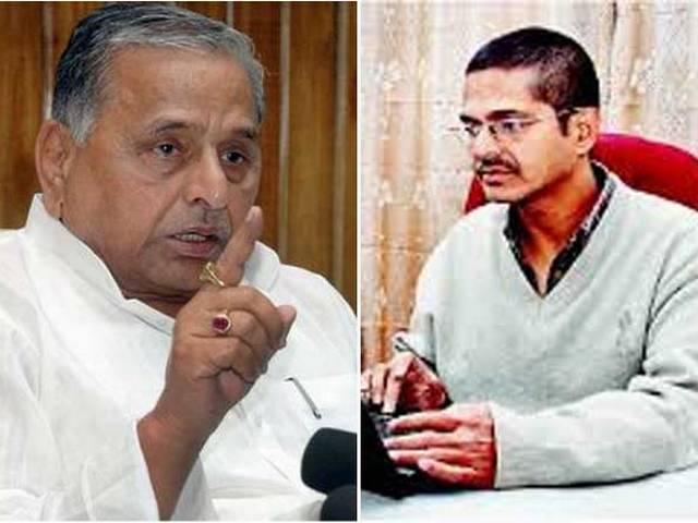 मुलायम के खिलाफ FIR दर्ज, IPS अमिताभ का धरना खत्म MULAYAM SINGH YADAV_Amitabh Thakur