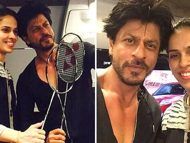 फिल्मों के 'सायना नेहवाल' बनना चाहते हैं शाहरूख खान I want to be the Saina of films, tweeted Shah Rukh Khan
