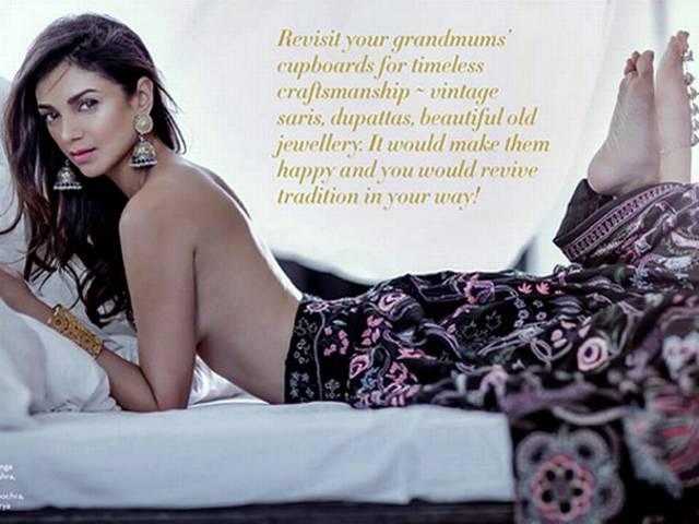 टॉपलेस फोटोशूट कराकर अदिति ने बटोरीं सुर्खियां Aditi Rao Hydari just went topless for a magazine cove