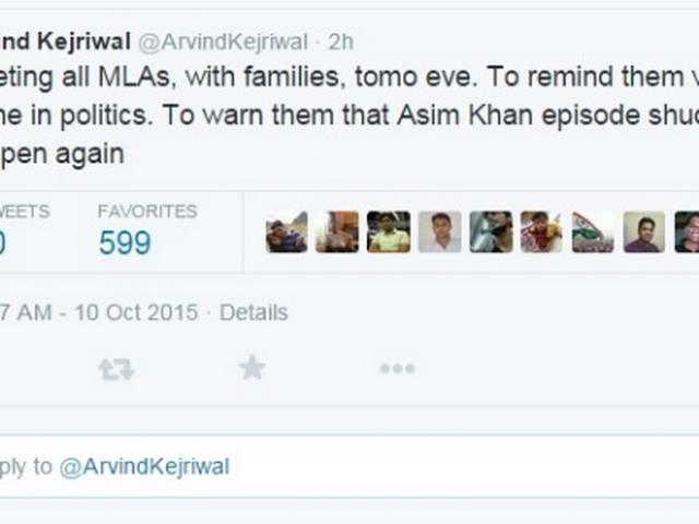 विधायक-मंत्रियों के परिजनों को केजरीवाल पढ़ाएंगे ईमानदारी का पाठ Asim Khan episode should not happen again : Kejariwal