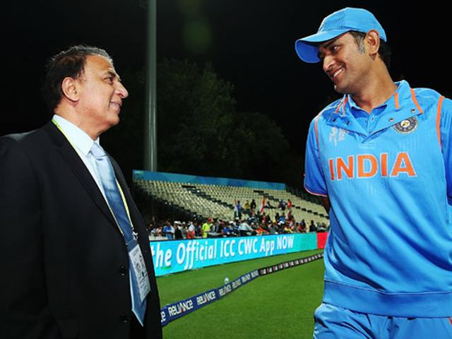 धोनी के बचाव में आए गावस्कर, कहा- बनाया गया बलि का बकरा gavaskar on dhoni