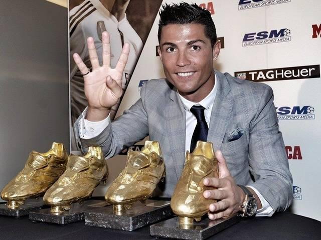 रिकॉर्ड चौथी बार रोनाल्डो ने गोल्डन बूट Real Madrid’s Cristiano Ronaldo wins record fourth Golden Boot