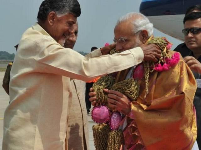 आंध्र : नई राजधानी अमरावती का पीएम ने किया शिलान्यास aandhra pradesh new capital ”amrawati”