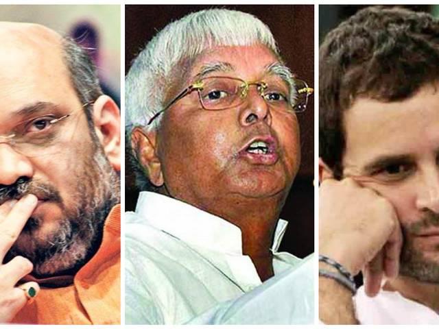 'तीखे बोल' पर बुरे फंसे शाह, राहुल और लालू, EC ने थमाया नोटिस Bihar polls: EC sends notice to Amit Shah, Lalu Prasad and Rahul Gandhi
