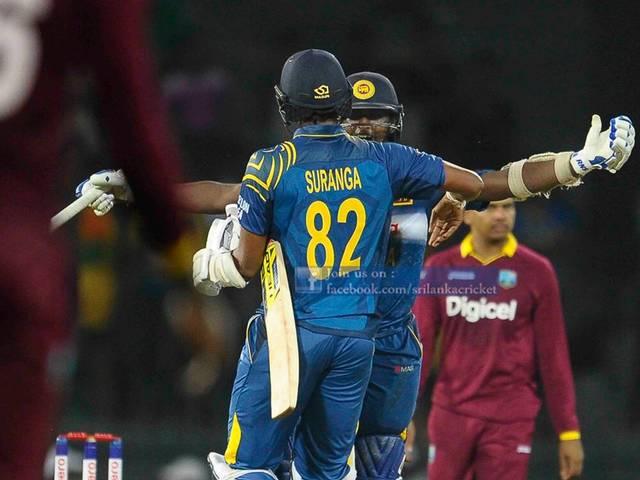 नारायण के संघर्ष पर भारी पड़ा दिलशान-मेंडिस का कमाल Sri Lanka thwart Sunil Narine to beat West Indies by one Wicket