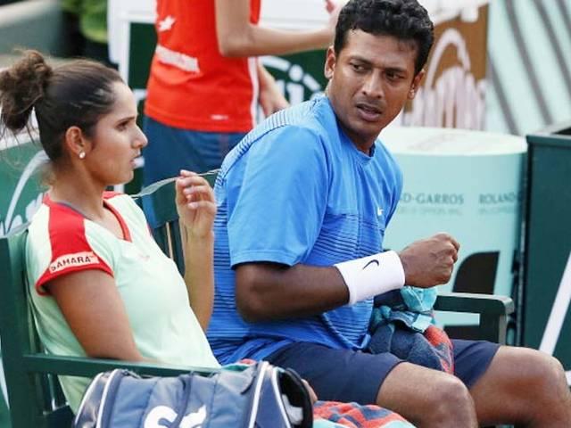 सानिया-भूपति से हारी पेस-नवरातिलोवा की जोड़ी Sania-mahesh team prevails over Paes-Navrtilova pair