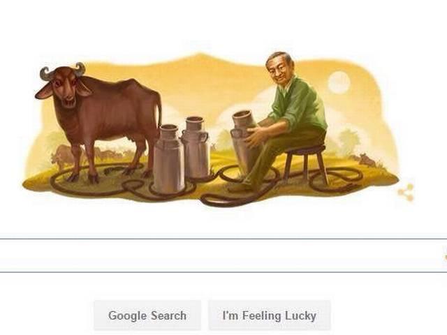 गूगल ने डूडल के साथ कुरियन का जन्मदिन मनाया google kuriyan