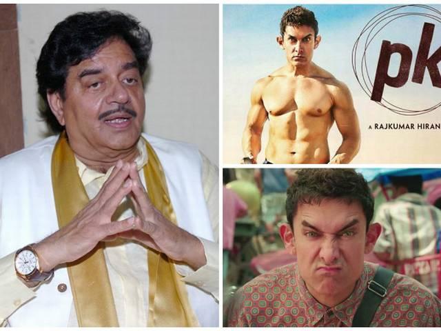 आमिर से बोले शत्रुघ्न सिन्हा, 'भारत असहिष्णु होता तो PK हिट ना होती' If India was intolerant, ‘PK’ would not have been a hit, Shatrughan Sinha tells Aamir Khan