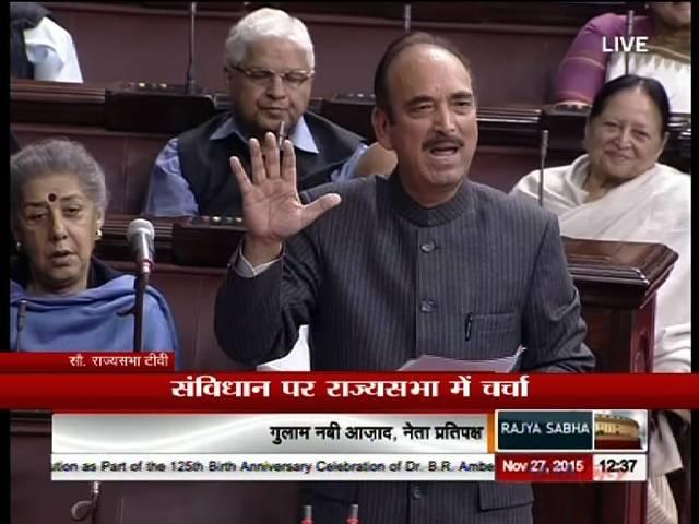 कांग्रेस का बीजेपी पर वार, राज्यसभा में कहा- 'असहिष्णु' है सरकार Congress Attacks BJP Again in RS