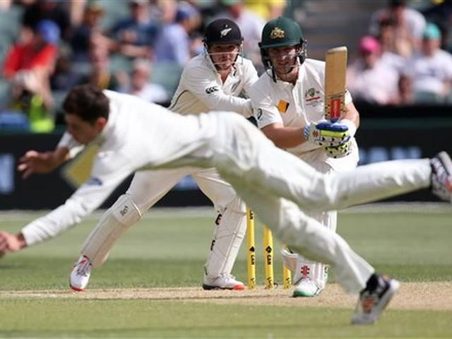 पहले डे नाइट टेस्ट में दिखा टेस्ट का रोमांचक नजारा Australia vs new Zealand first day night test 2nd day