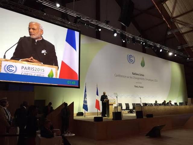 पेरिस में बोले PM मोदी- 2030 तक भारत कार्बन में करेगा 35 फीसदी तक कटौती modi in cop