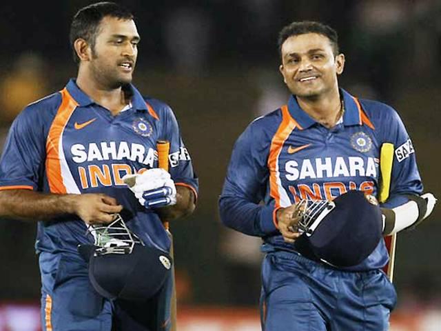 अजय जडेजा रहे याद लेकिन कप्तान धोनी को भूले सहवाग! BCCI Felicitates Sehwag
