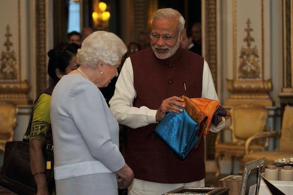 PM Narendra Modi gifts Queen Elizabeth Darjeeling tea, memorable photos