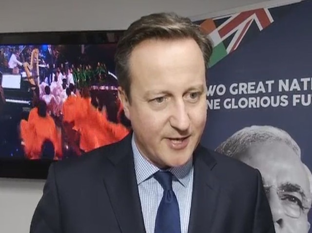 David Cameron expresses Britain's desire to help India achieve PM Modi's vision
