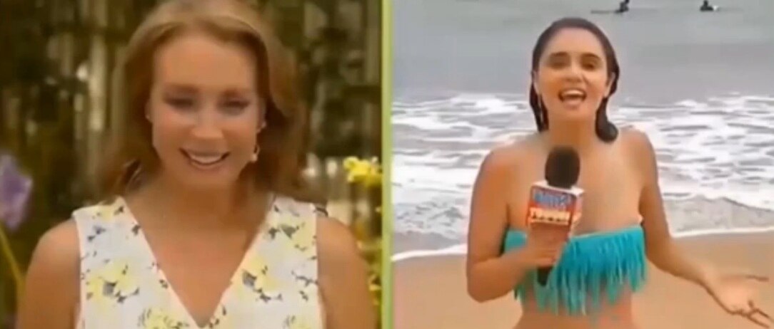 Video Reporter Suffers Embarrassing Wardrobe Malfunction On Live Tv