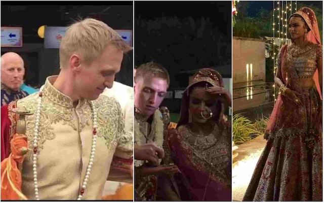 CONGRATULATIONS Aashka Goradia and Brent Goble TV actress Aashka Goradia and Brent Goble get married