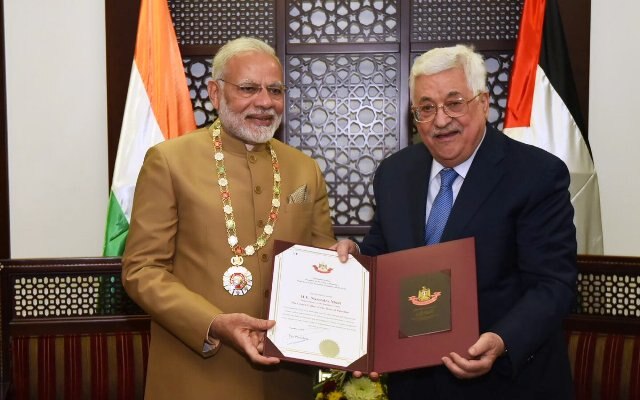 PM Modi conferred 'Grand Collar of the State of Palestine'