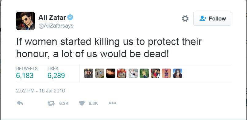 ali zafar tweet