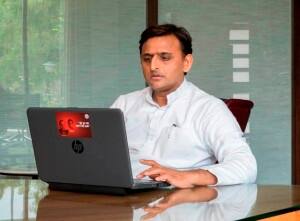 Akhilesh Yadav_Laptop