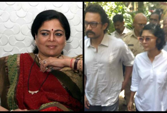 PICS & VIDEO: रीमा लागू के परिवार को सांत्वना देने उनके घर पहुंचे आमिर खान सहित कई सितारे