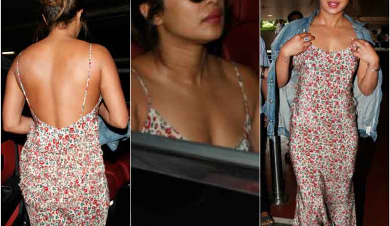 एयरपोर्ट पर कैमरे में कैद हुईं भारत लौटी प्रियंका चोपड़ा See the latest pictures Priyanka Chopra