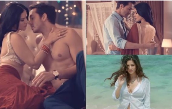 सनी लियोनी के कंडोम एड को लेकर गुजरात में मचा Condom ad of sunny leone creates controversy in Gujarat