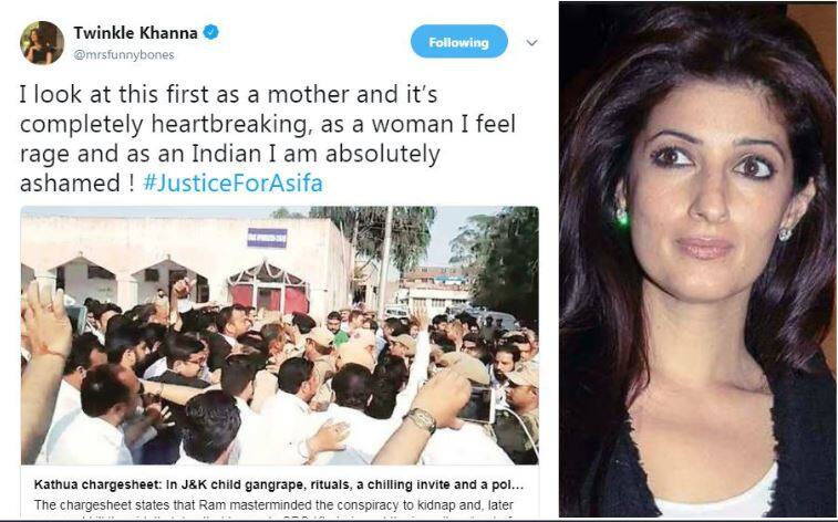 Bollywood's tweet on anger over Kathua gangrape, demanded strict punishment