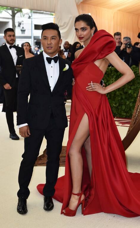 Met Gala 2018: Deepika Padukone on the carpet in Red Backless gown, see photos Met Gala 2018: Deepika Padukone on the carpet in Red Backless gown, see photos