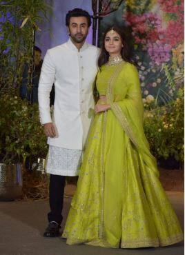Alia Bhatt and Ranbir Kapoor, together with Sonam-Anand's reception, see photos