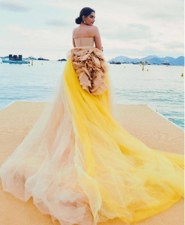 Handsome handsome Sonam made an impression on Cannes's red carpet with his look