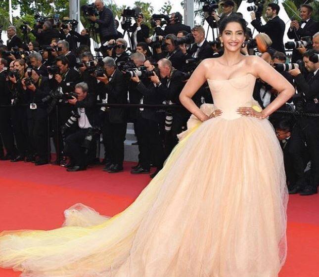 Handsome handsome Sonam made an impression on Cannes's red carpet with his look