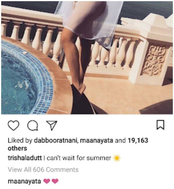 Born picture of Sanjay Dutt's daughter viral on the Internet, mother gave such a reaction