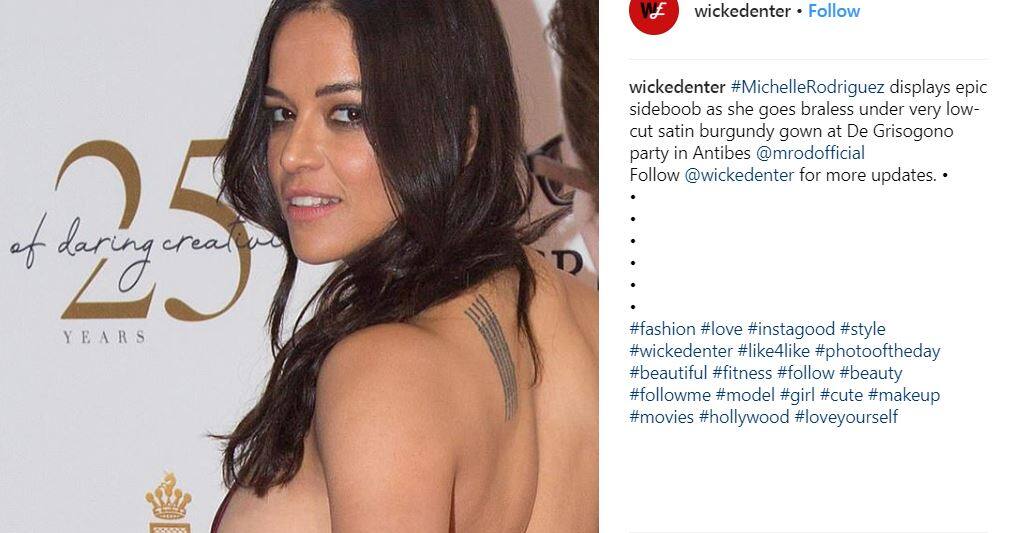 Cannes 2018: Actress Mitchell Rodriguez, wardrobes who came to the bold dress at the party were victims of malfunction.