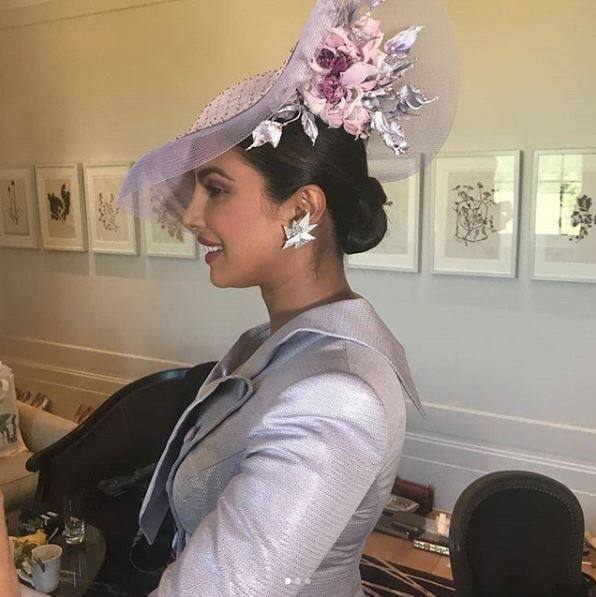 Priyanka Chopra's Royal Look in the Royal Reception of Prince Harry and Megan Markle