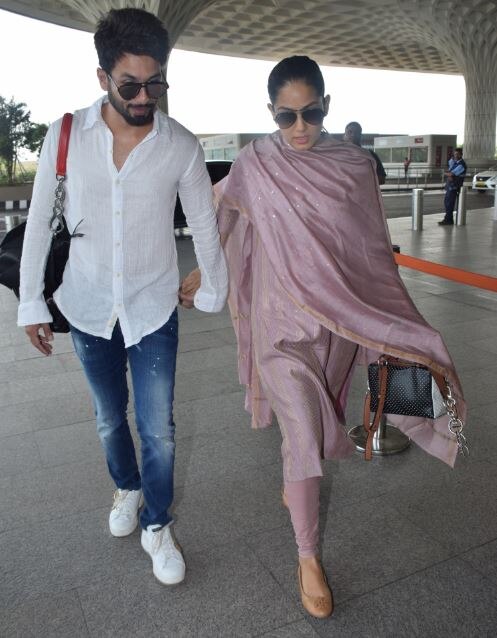 Mira Rajput, see photos with Shahid Kapoor in simple suit Mira Rajput, see photos with Shahid Kapoor in simple suit