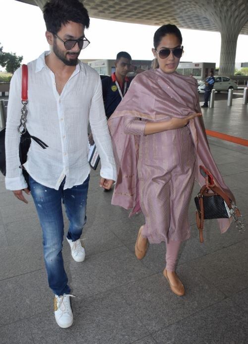 Mira Rajput, see photos with Shahid Kapoor in simple suit Mira Rajput, see photos with Shahid Kapoor in simple suit