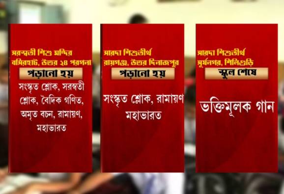 নজরে ১২৫টি স্কুল: পড়ানো হচ্ছে সংস্কৃত শ্লোক, রামায়ণ, মহাভারত, গৈরিকীকরণের অভিযোগ অস্বীকার