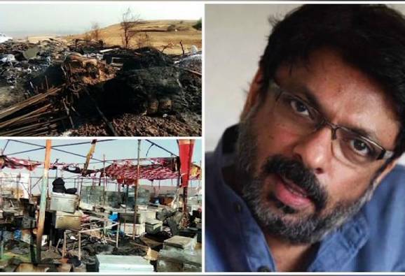 এবার কোলাপুরে সঞ্জয়লীলার ‘পদ্মাবতী’র সেটে হামলা, পুড়িয়ে দেওয়া হল পোশাক