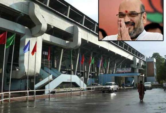 এবার অমিত শাহর সভার অনুমতি বাতিল নেতাজি ইন্ডোর স্টেডিয়াম কর্তৃপক্ষের