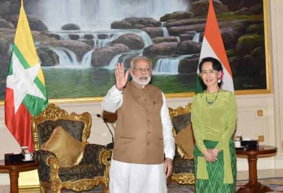 সু কির সঙ্গে বৈঠকে রোহিঙ্গা সমস্যা নিয়ে উদ্বেগ প্রকাশ মোদীর