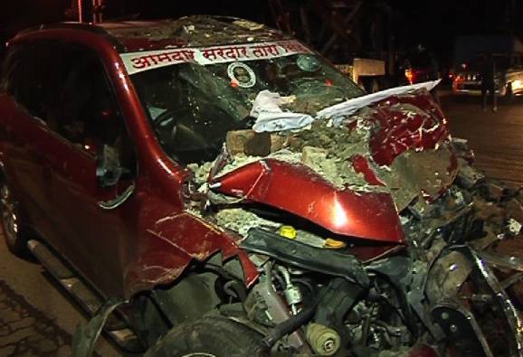 BJP MLA Sardar Tara Singh’s Car Accident at Bhandup
