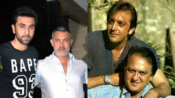 Image result for sanjay dutt with aamir khan