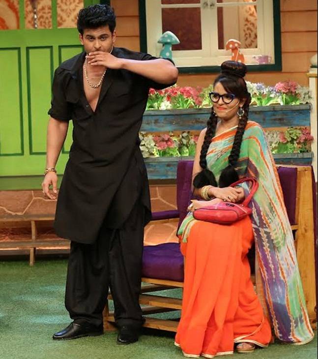 Sugandha with Sanket Bhosale on 'TKSS' (Photo: Sony TV)