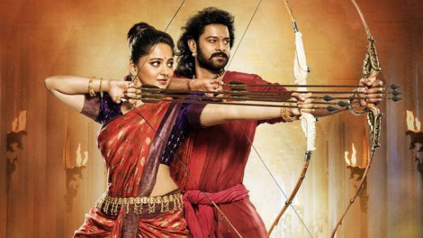 Prabhas with Anushka Shetty in 'Baahubali 2'