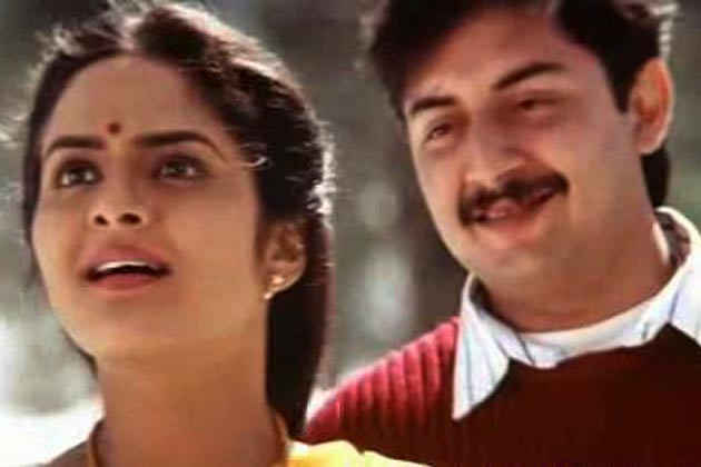 Madhoo and Arwind Swamy in Mani Ratnam's 1992 hit 'Roja'
