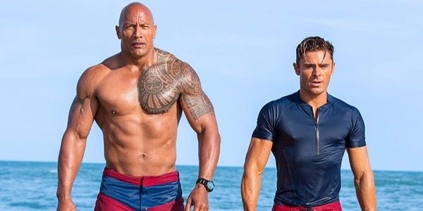 Dwayne & Zac in 'Baywatch'