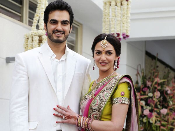 Esha with husband Bharat Takhtani