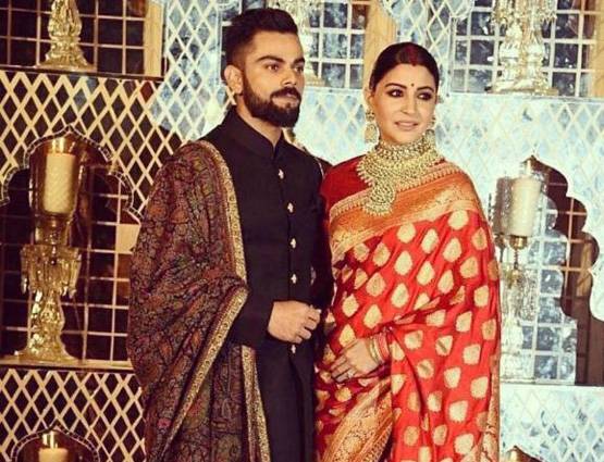 1-virat anushkas wedding recpection dress design by sabyasachi mukherjee
